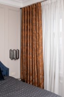 Портьера Bromley оранжевый 275*260 (TT-00012877)