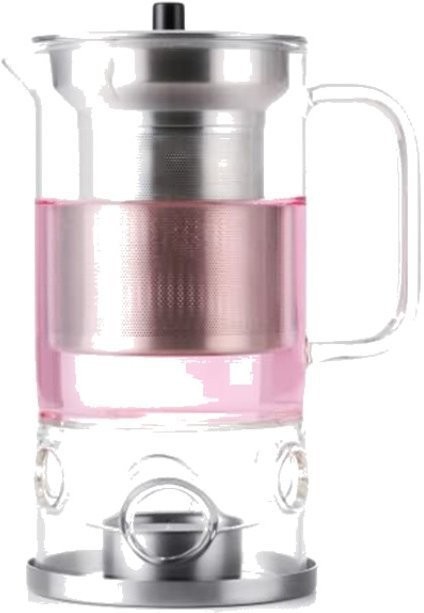 Чайник S'70СНЯТО, Боросиликатное стекло, металл, clear/chrom, SAMADOYO