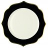 Тарелка LION005NE001150, 15 см, костяной фарфор, black, ivory, gold, LE COQ
