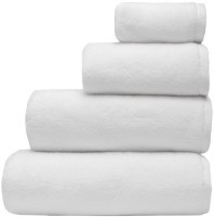 Полотенце Соло хлопок белое 100*150 (TT-00015176)