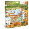 Серия Dino: Набор для раскрашивания (40 скетч страниц, 40 трафаретов, 12 цветных карандашей) (15206_NSDA)
