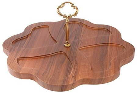 Менажница керамическая для сервировки 4 блюда LORAINE (90029-135)