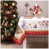 Скатерть "с новым годом" 110х140см ,красный,100% хлопок,твил с пропиткой SANTALINO (850-725-27)