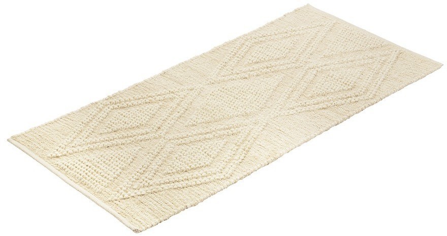 Ковер из шерсти и переработанного хлопка shillong из коллекции ethnic, 70x160см (76056)