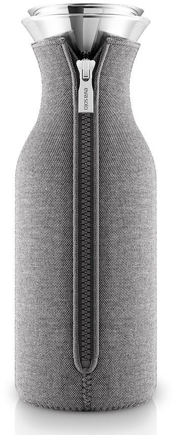 Графин fridge в неопреновом текстурном чехле, 1 л, темно-серый (55004)