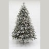 Ель стильная 260 см 816 ламп заснеженная (74350)