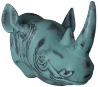 Голова носорога 4430, металл, mixed, ROOMERS FURNITURE