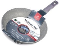 Сковорода с антипригарным покрытием pfluon marble, 26*5 см Agness (902-122)