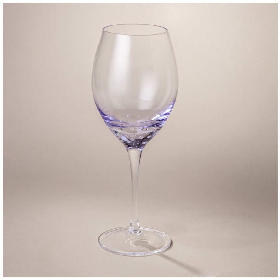 Набор бокалов для вина из 2 шт "bubles" purple 580 мл Lefard (693-041)