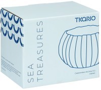 Набор из 2 салатников actinia серого цвета из коллекции sea treasures, 640 мл (78786)