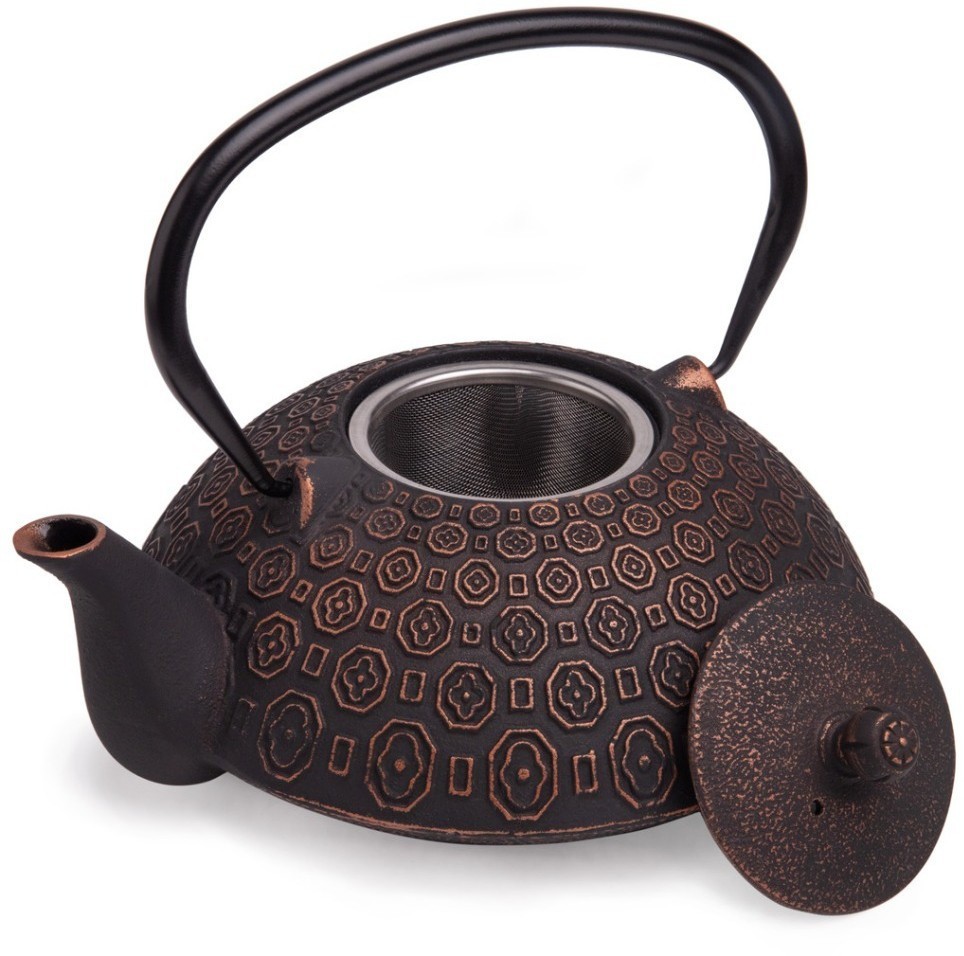 Заварочный чайник чугунный с эмалированным покрытием внутри 1200 мл Lefard (734-1009)