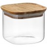 Банка для хранения квадратная glass acacia, 600 мл (79982)