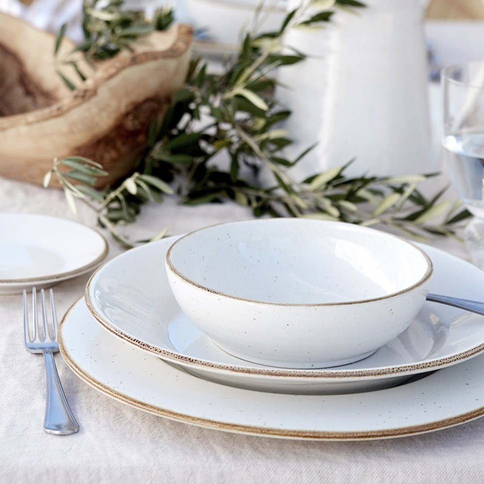 Блюдо SD739-WHI(BCR401-02309Z), керамика, white, CASAFINA BY COSTA NOVA