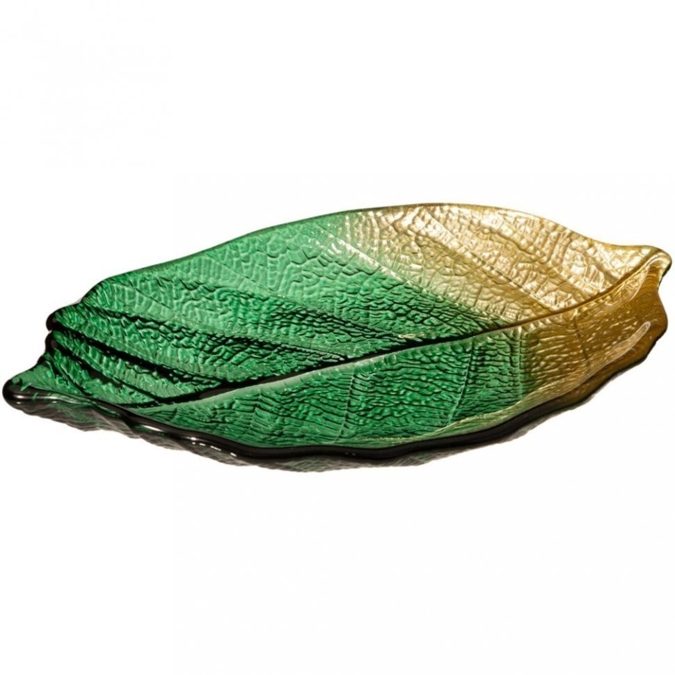 Блюдо "leaf" emerald 21см АКСАМ (339-348)