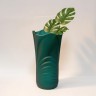 Ваза для цветов ЗЕЛЕНАЯ/ MOJ h без/упак - 20 см (139-2)