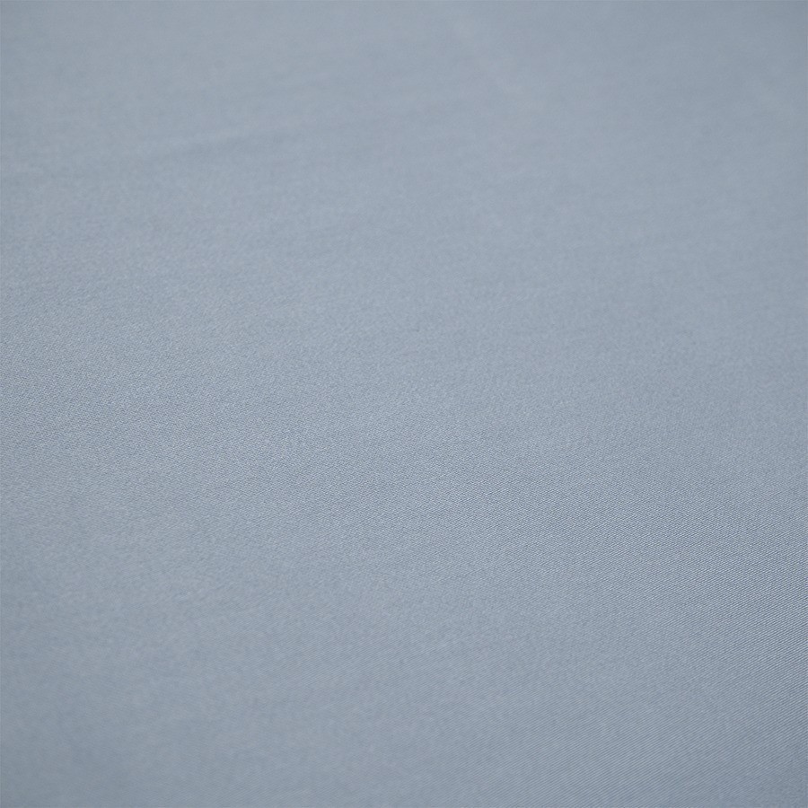 Простыня на резинке из сатина джинсово-синего цвета с брашинг-эффектом из коллекции essential, 160х200х30 см (76102)