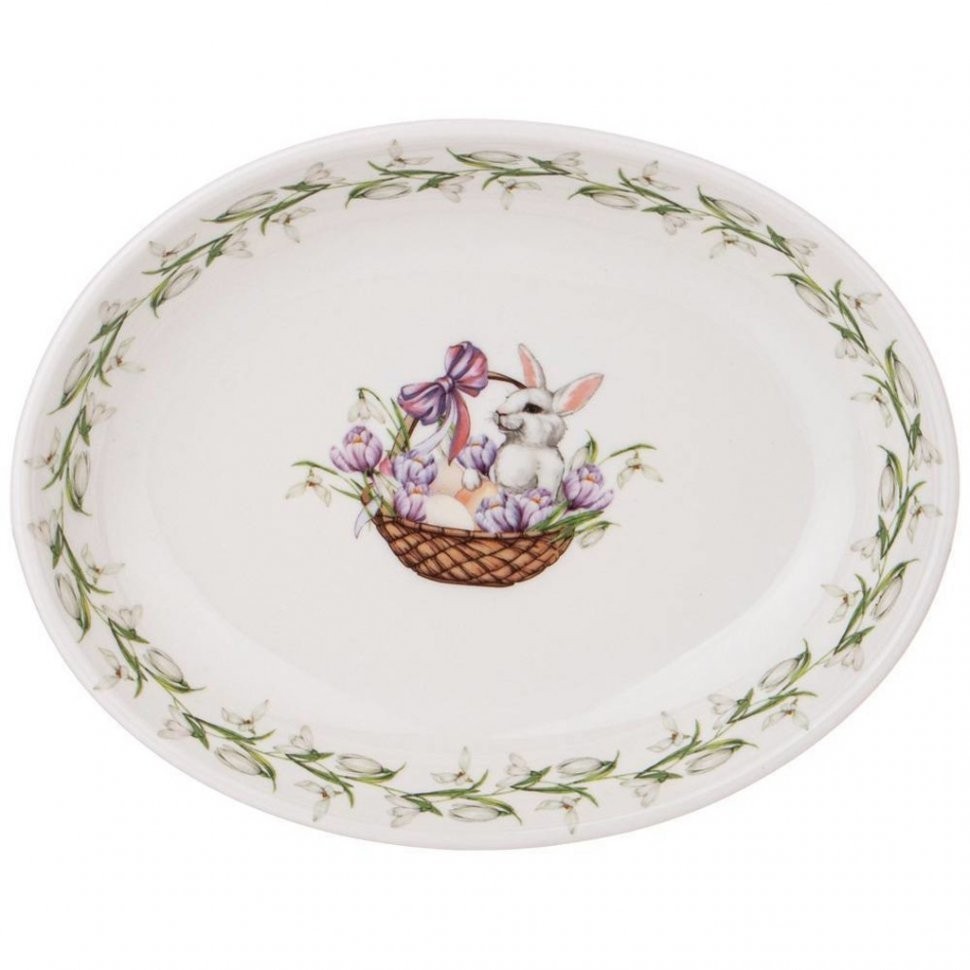 Блюдо овальное lefard "sunday" 25*19,5*4,5 см Lefard (85-1816)