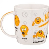 Кружка &quot;смайл&quot;, 380 мл. Lefard (260-554)