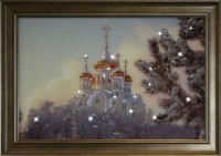 Картина Храм с кристаллами Swarovski (1305)