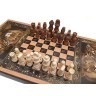 Шахматы + нарды + шашки "Сирия Львы" большие (64158)