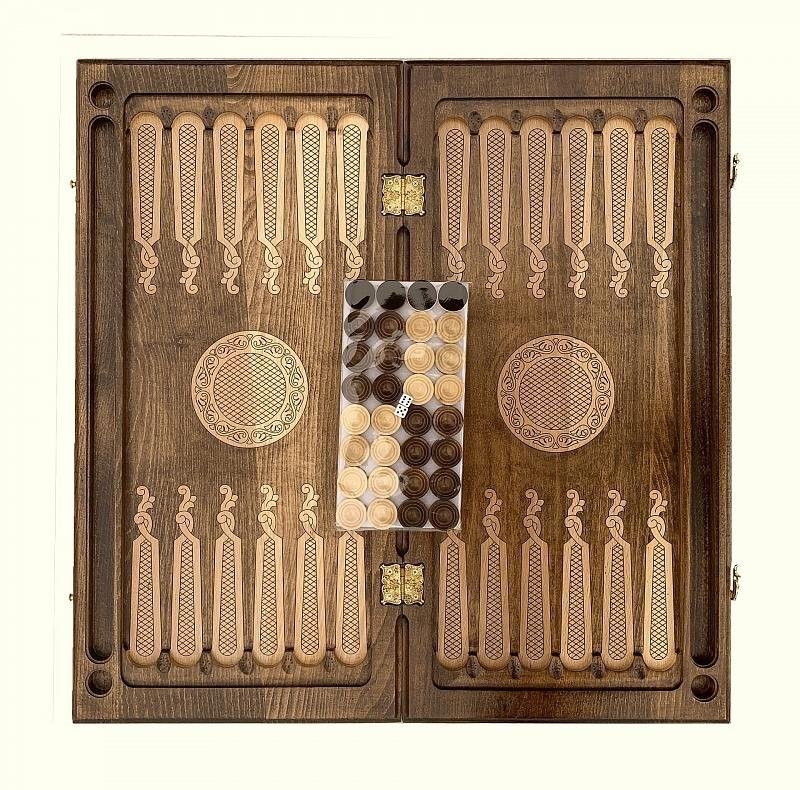 Нарды резные "Солнечный цветок", Mkhitaryan (28651)