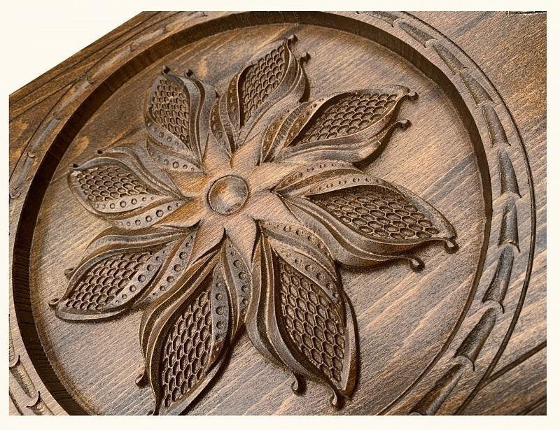 Нарды резные "Солнечный цветок", Mkhitaryan (28651)