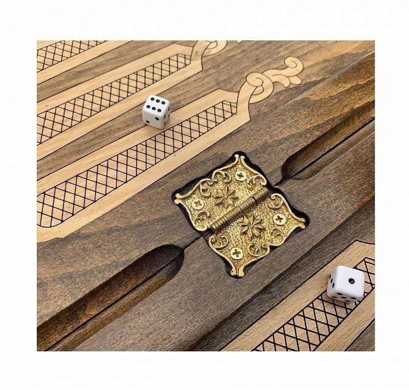 Нарды резные "Солнечный цветок", Mkhitaryan (28651)