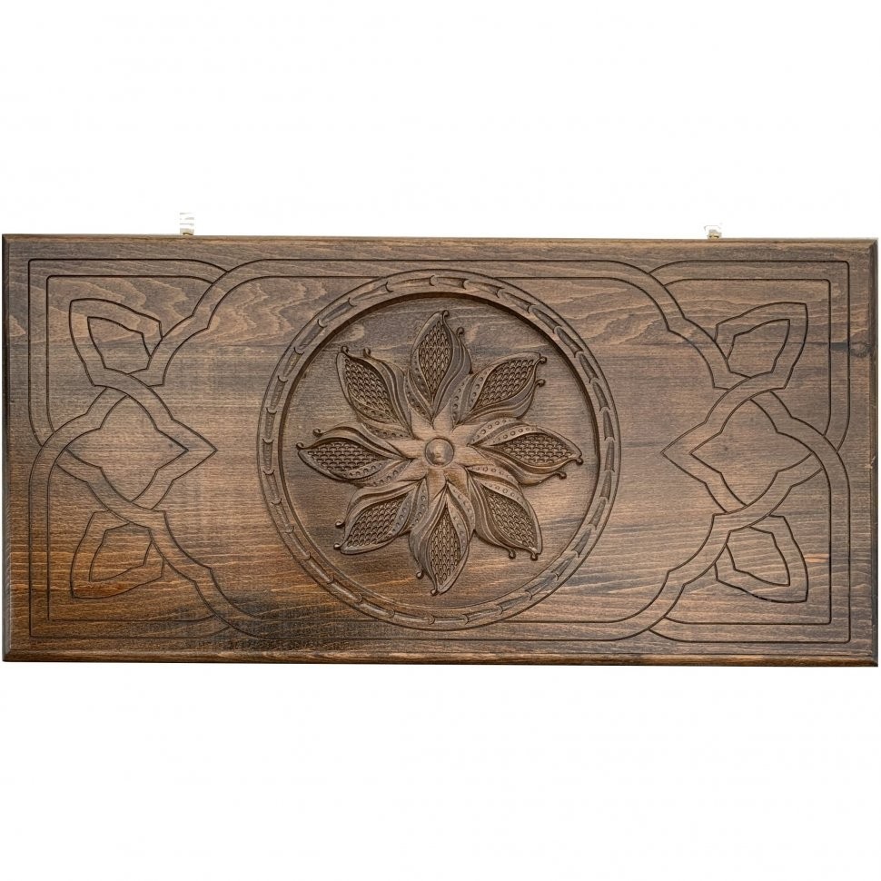 Нарды резные "Солнечный цветок", Mkhitaryan (28651)