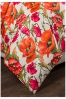 Кпб 1,5 сп &quot;маки&quot; под 150*215 -1шт. прост (зеленый) 180*220 -1шт. нав 50*70 - 2шт SANTALINO (984-021)