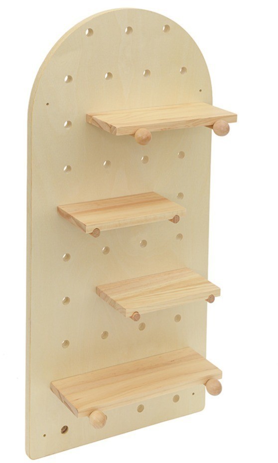 Пегборд shely, 38х80 см, светлое дерево (74813)