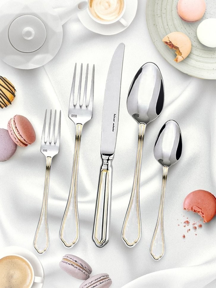 Набор столовых приборов FLORENCE GOLD 18 шт H52432