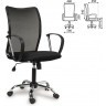 Кресло офисное Brabix Spring MG-308 сетка/ткань черное TW 531403 (71798)