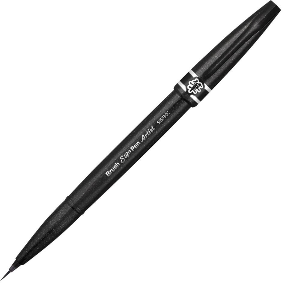 Ручка-кисть Pentel Brush Sign Pen Artist черная SESF30C-A (69546)