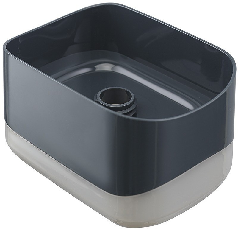 Диспенсер для жидкости для мытья посуды nori, 350 мл, темно-серый (77701)