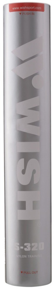 Набор воланов для бадминтона WISH S-320, нейлон, 12 штук (859853)