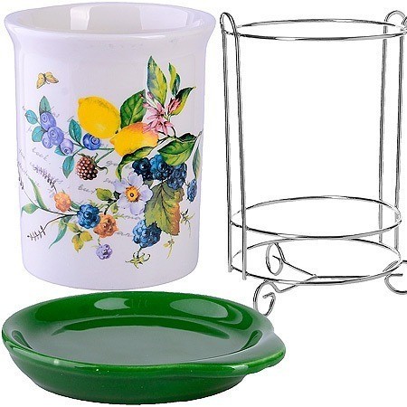 Подставка для столовых приборов Лесные ягоды с лимонами LORAINE (60154)