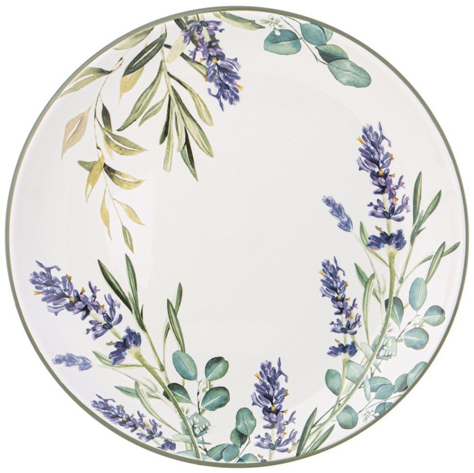 Тарелка обеденная agness "лаванда" 26*3 см (358-2146)