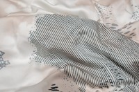 Пододеяльник Нувола принт тенсель бирюзовый 145*210 (TT-00011350)