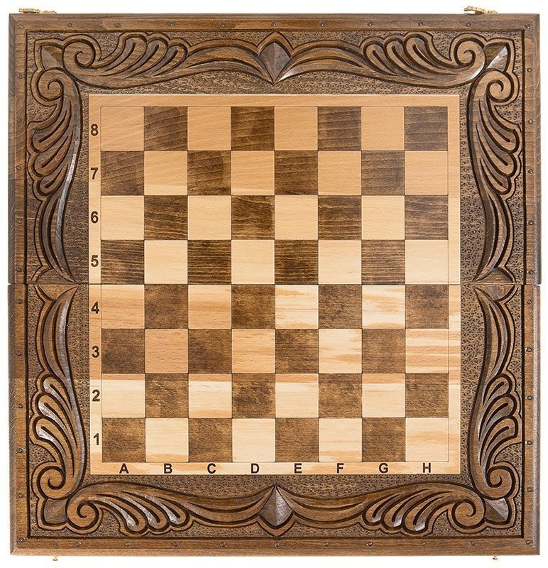 Шахматы + нарды резные 50, , Mirzoyan (28695)