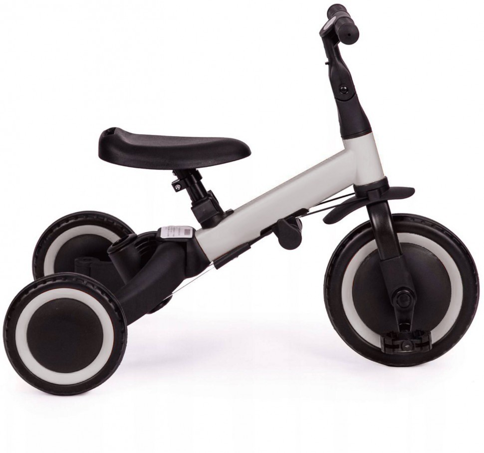 Детский беговел-велосипед 6в1 с родительской ручкой, серый (TR008-GREY)