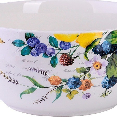 Супница керамическая 580 мл Лесные ягоды с лимонами LORAINE (60141)