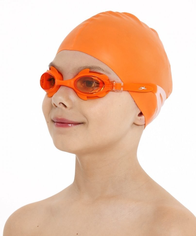 Шапочка для плавания Nuance Orange, силикон, детский (1433290)