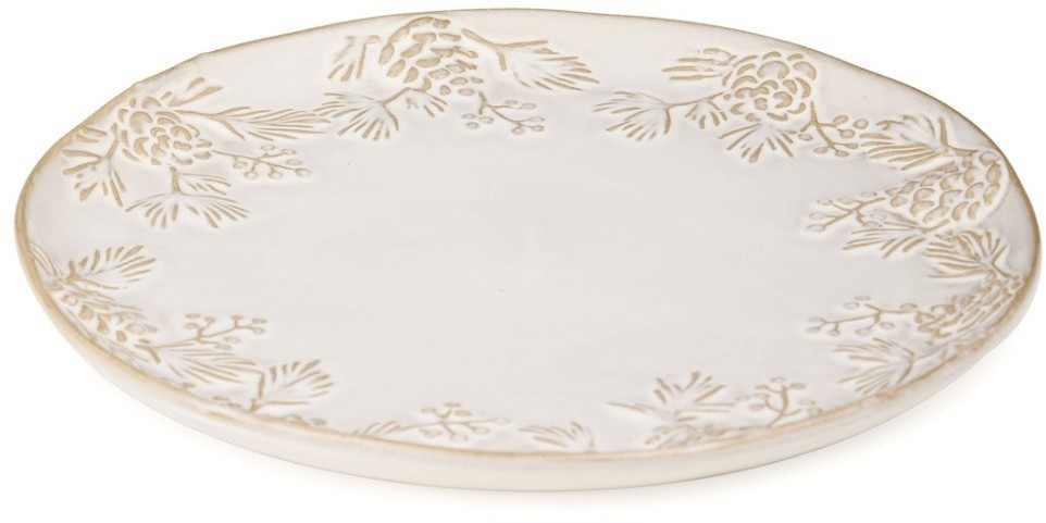 Набор тарелок обеденных коллекция "pine cones", 2 шт. /  25*25*2,3  см Bronco (230-516)