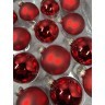 Набор шаров красный 26 шт в коробке (86452)