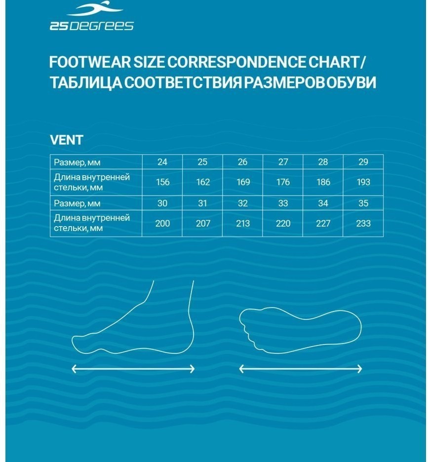 Обувь для пляжа Vent Blue, для мальчиков, 24-29, детский (1739351)