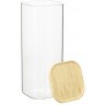 Банка для хранения квадратная glass bamboo, 1,9 л (77500)