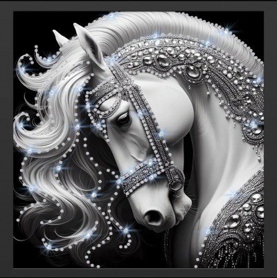 Картина Безмолвная роскошь с кристаллами Swarovski (2438)