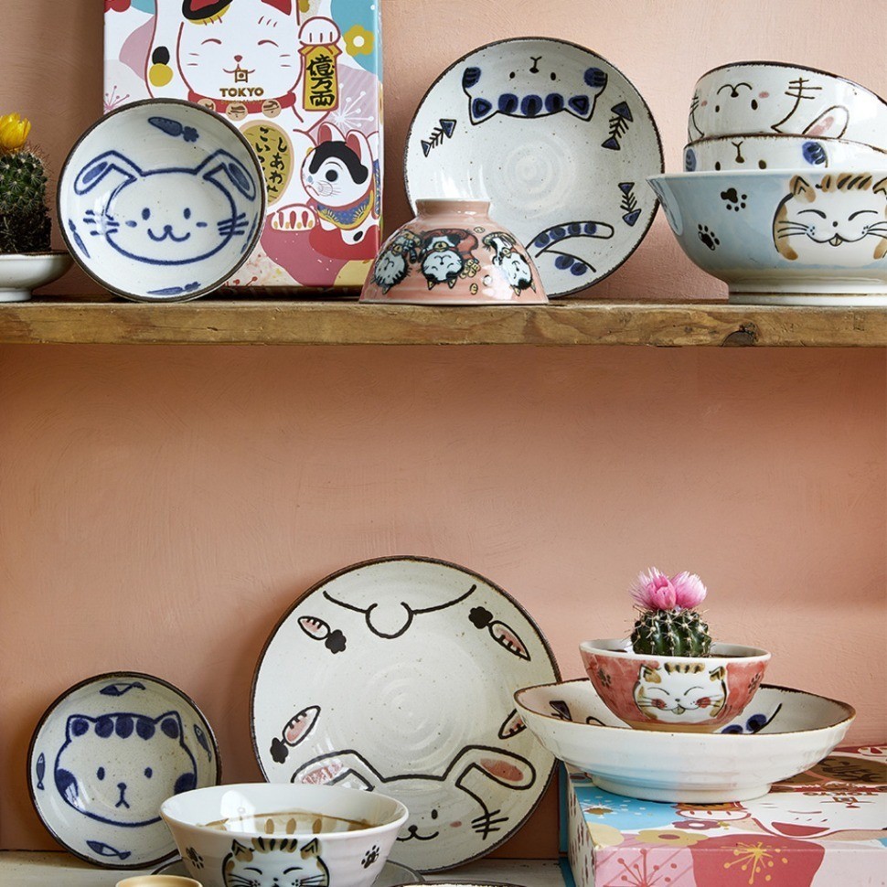 Чаша 16903, 20,3 см, фарфор, blue, TOKYO DESIGN