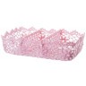 Корзинка розовая с отделениями  26*17 см,высота=7 см без упаковки Lefard (120-136)