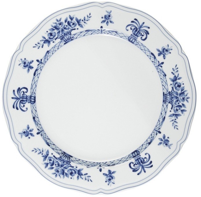 Тарелка LNAN032BL001160, 16 см, фарфор, white, blue, LE COQ